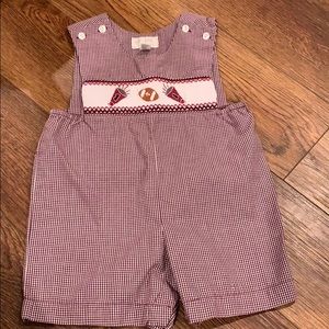 Sir John smocked football shortall